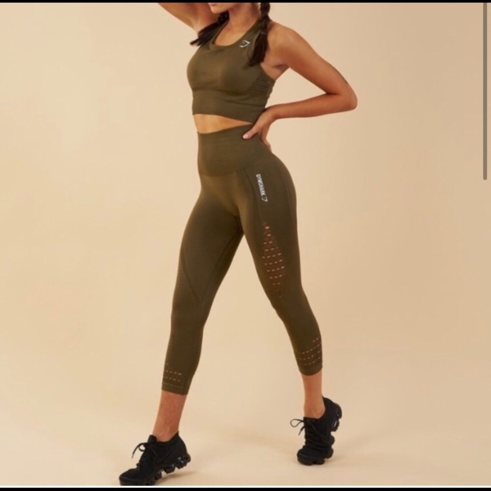 Gymshark Energy Seamless Khaki